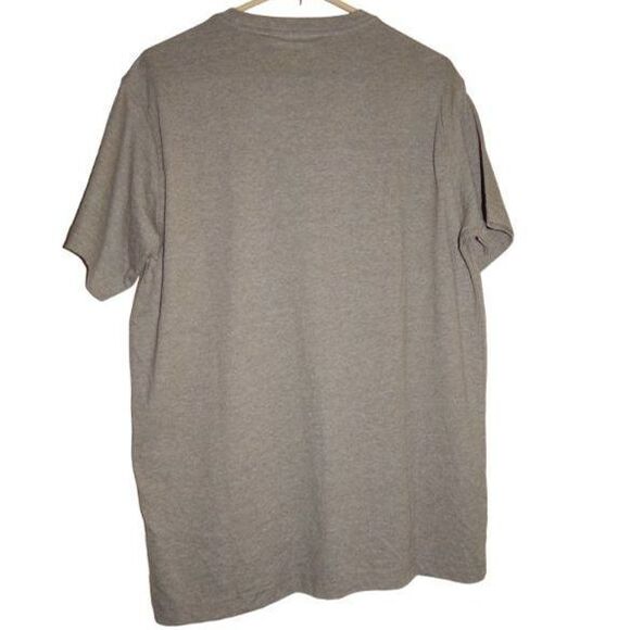 EDDIE BAUER men's medium solid gray short sleeve basic tee NWT - Picture 4 of 7